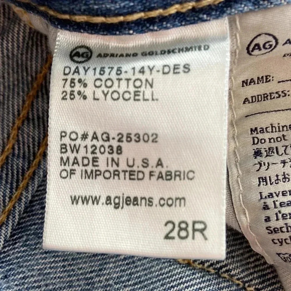 🎉HOST PICK 🎉AG | Ex-Boyfriend Slouchy  Slim 14yrs Destroyed Jeans - Picture 8 of 11